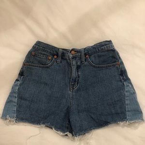 Madewell jean shorts